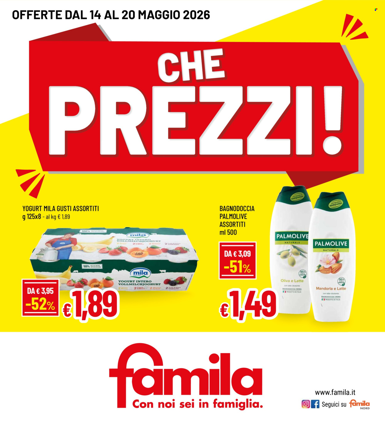 Volantino Famila - 14/5/2026 - 20/5/2026. Pagina 1