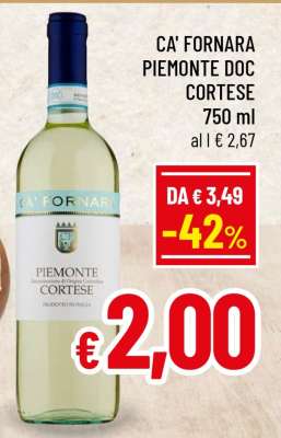 CA' FORNARA PIEMONTE DOC CORTESE