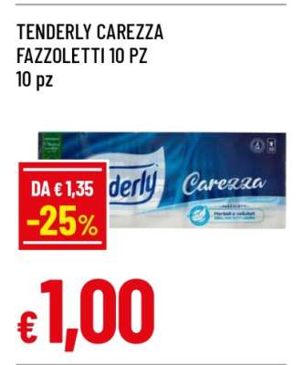 TENDERLY CAREZZA FAZZOLETTI 10 PZ