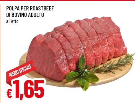 POLPA PER ROASTBEEF DI BOVINO ADULTO
