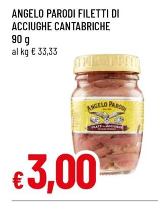 ANGELO PARODI FILETTI DI ACCIUGHE CANTABRICHE
