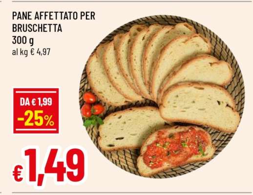 PANE AFFETTATO PER BRUSCHETTA
