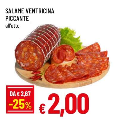 Salame ventricina piccante
