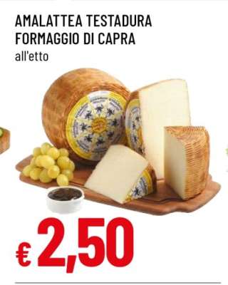 AMALATTEA TESTADURA FORMAGGIO DI CAPRA