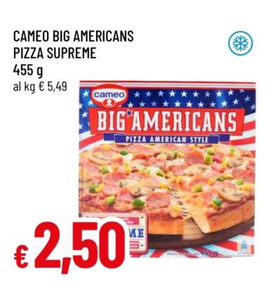 Cameo Big Americans Pizza Supreme