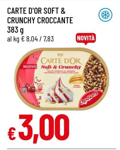 CARTE D'OR SOFT & CRUNCHY CROCCANTE