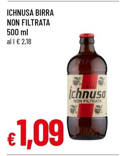 ICHNUSA BIRRA NON FILTRATA