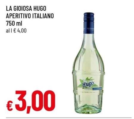 LA GIOIOSA HUGO APERITIVO ITALIANO