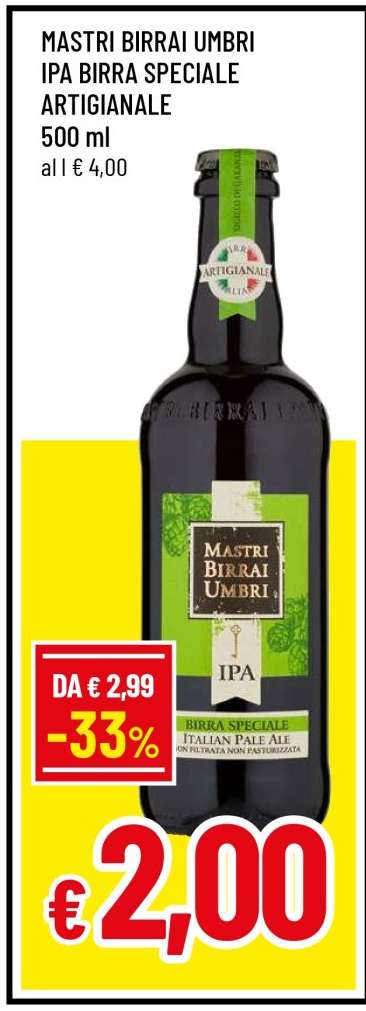 MASTRI BIRRAI UMBRI IPA BIRRA SPECIALE ARTIGIANALE