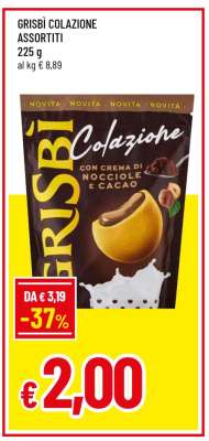 GRISBÌ COLAZIONE ASSORTITI