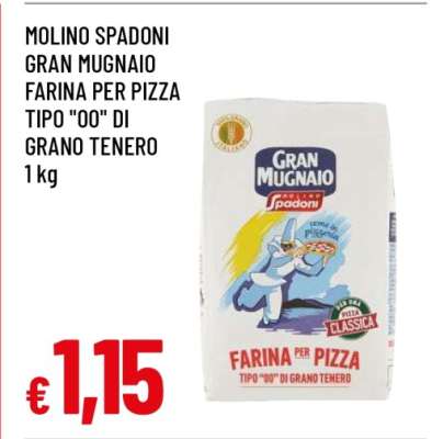 Molino Spadoni Gran Mugnaio Farina per Pizza Tipo '00' di Grano Tenero