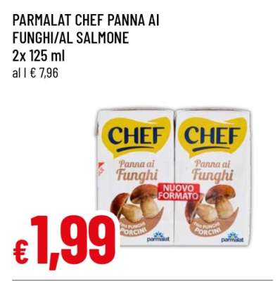 PARMALAT CHEF PANNA AI FUNGHI/AL SALMONE
