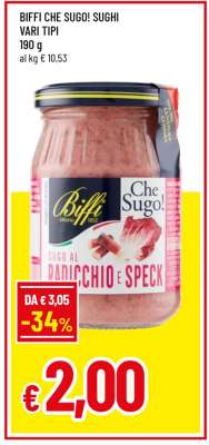 BIFFI CHE SUGO! SUGHI VARI TIPI