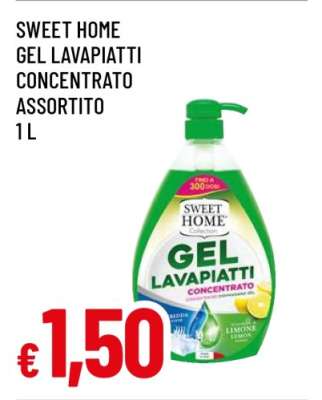 SWEET HOME GEL LAVAPIATTI CONCENTRATO ASSORTITO