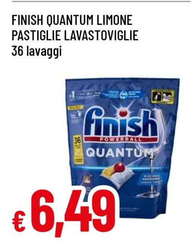 FINISH QUANTUM LIMONE PASTIGLIE LAVASTOVIGLIE