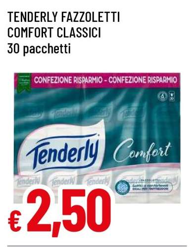 TENDERLY FAZZOLETTI COMFORT CLASSICI