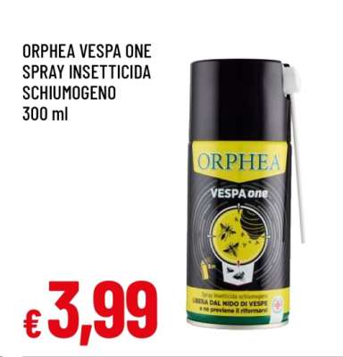 ORPHEA VESPA ONE SPRAY INSETTICIDA SCHIUMOGENO 300 ml
