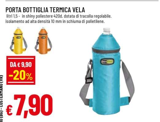 PORTA BOTTIGLIA TERMICA VELA