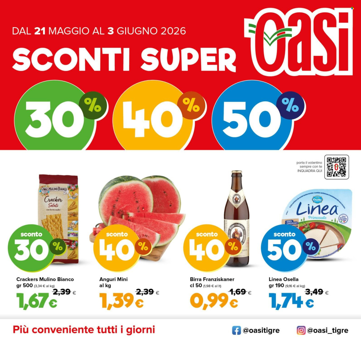 Volantino Oasi - 21/5/2026 - 3/6/2026. Pagina 1