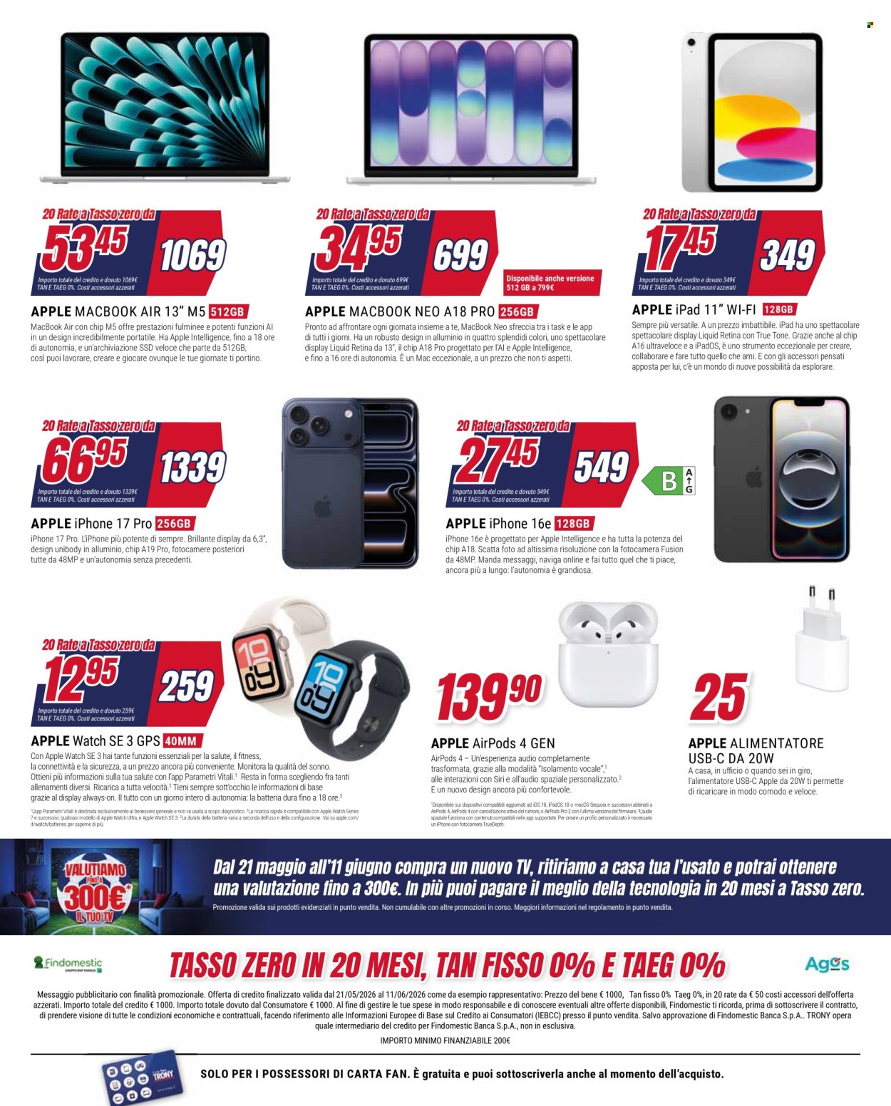 Volantino Trony - 21/5/2026 - 11/6/2026. Pagina 38