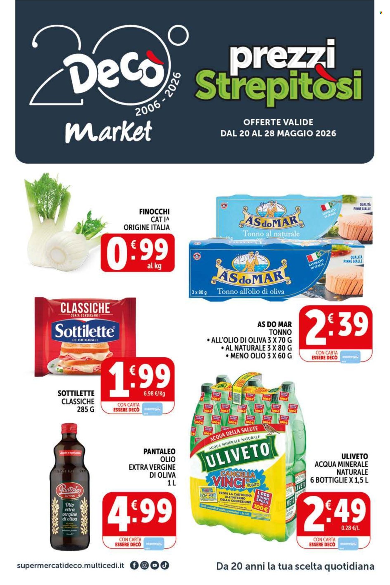 Volantino Deco - 20/5/2026 - 28/5/2026. Pagina 1