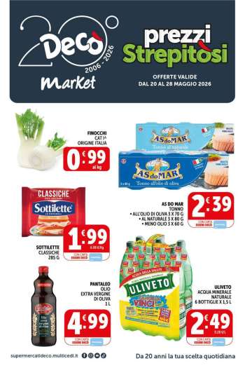 Volantino Deco - 20/5/2026 - 28/5/2026.