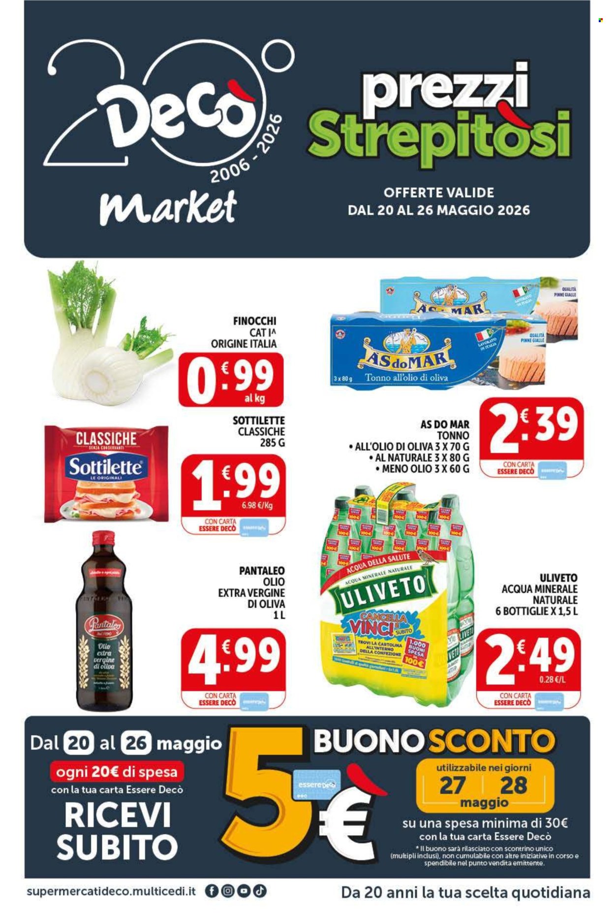 Volantino Deco - 20/5/2026 - 28/5/2026. Pagina 1