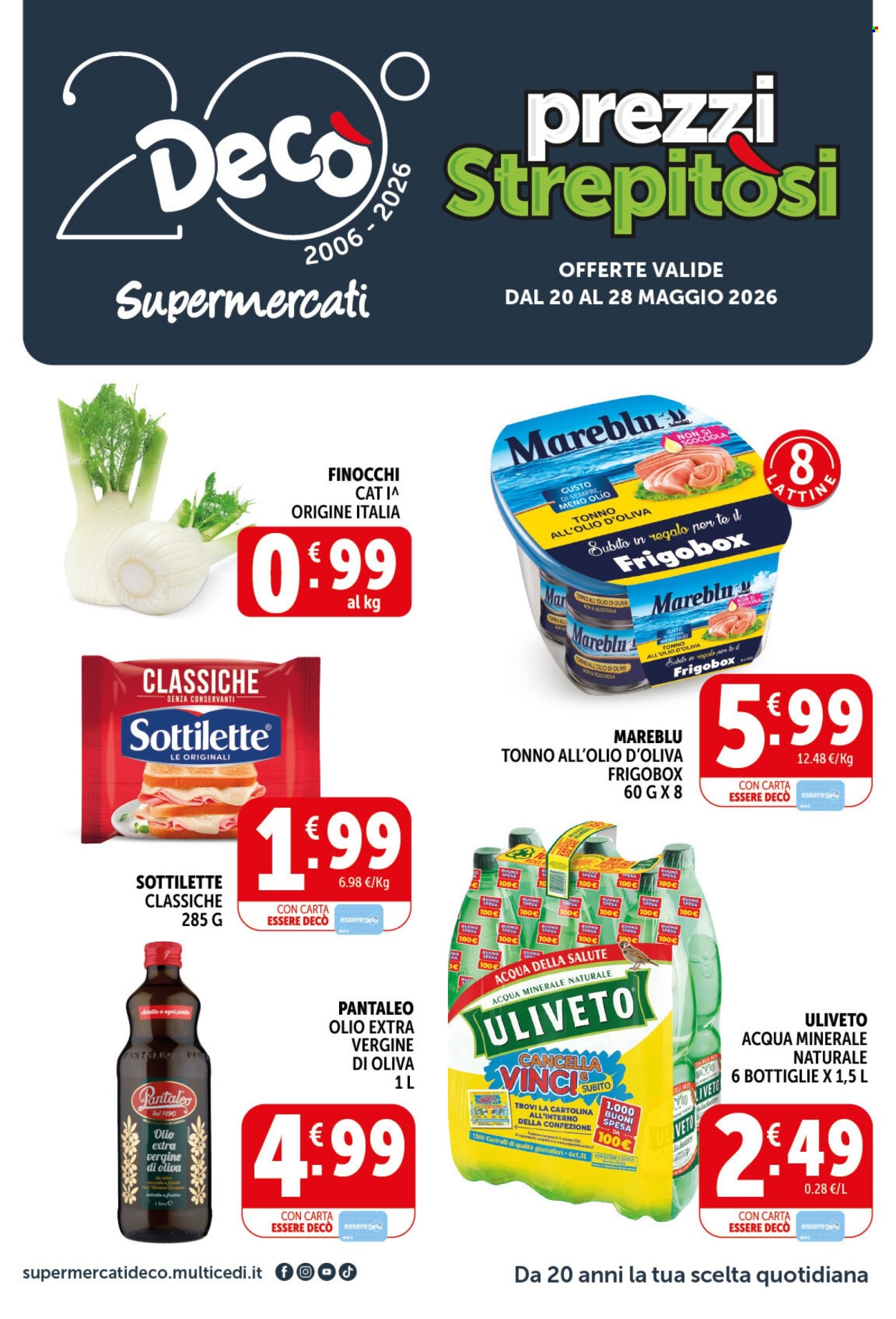 Volantino Deco - 20/5/2026 - 28/5/2026. Pagina 1