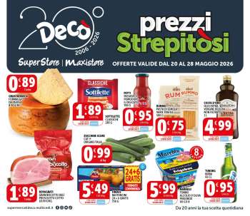 Volantino Deco - 20/5/2026 - 28/5/2026.
