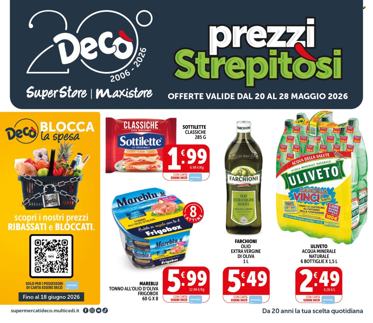 Volantino Deco - 20/5/2026 - 28/5/2026. Pagina 1