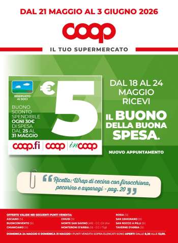 Volantino Coop - 21/5/2026 - 3/6/2026.