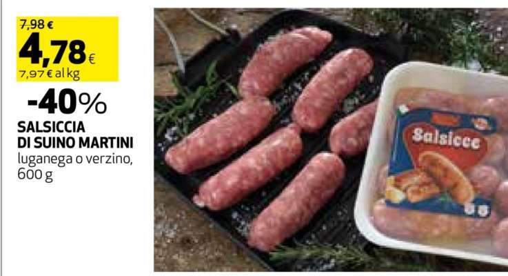SALSICCIA DI SUINO MARTINI