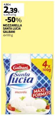 MOZZARELLA SANTA LUCIA GALBANI