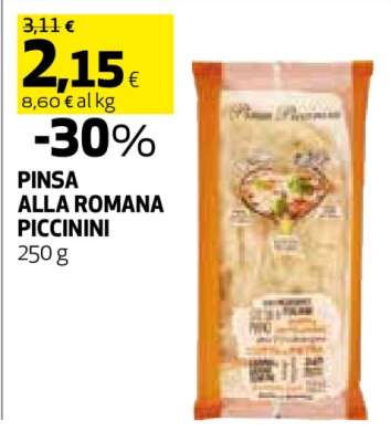 PINSA ALLA ROMANA PICCININI
