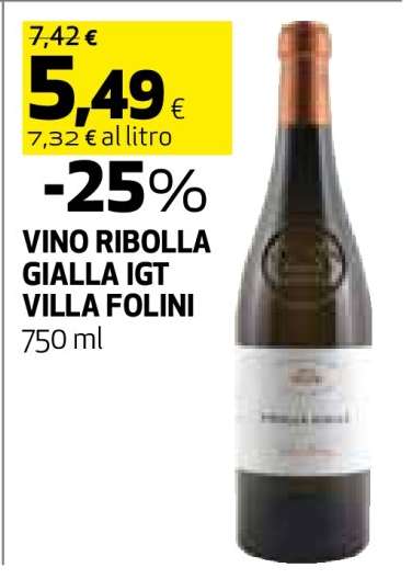 VINO RIBOLLA GIALLA IGT VILLA FOLINI
