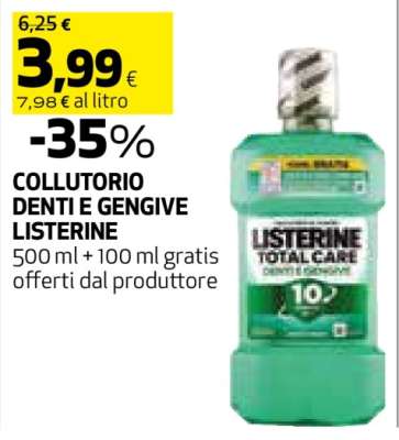 Collutorio Denti e Gengive Listerine