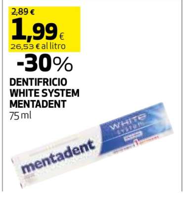 DENTIFRICIO WHITE SYSTEM MENTADENT