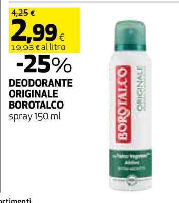 DEODORANTE ORIGINALE BOROTALCO