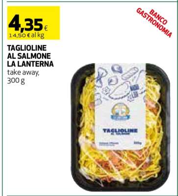 TAGLIOLINE AL SALMONE LA LANTERNA