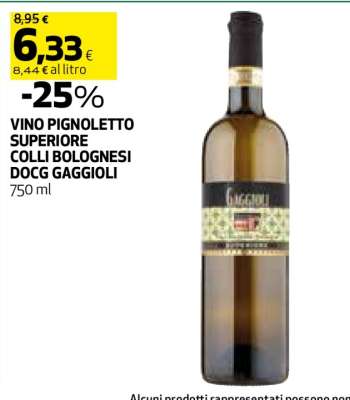 VINO PIGNOLETTO SUPERIORE COLLI BOLOGNESI DOCG GAGGIOLI