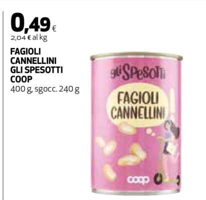 FAGIOLI CANNELLINI GLI SPESOTTI COOP
