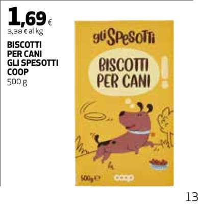BISCOTTI PER CANI GLI SPESOTTI COOP
