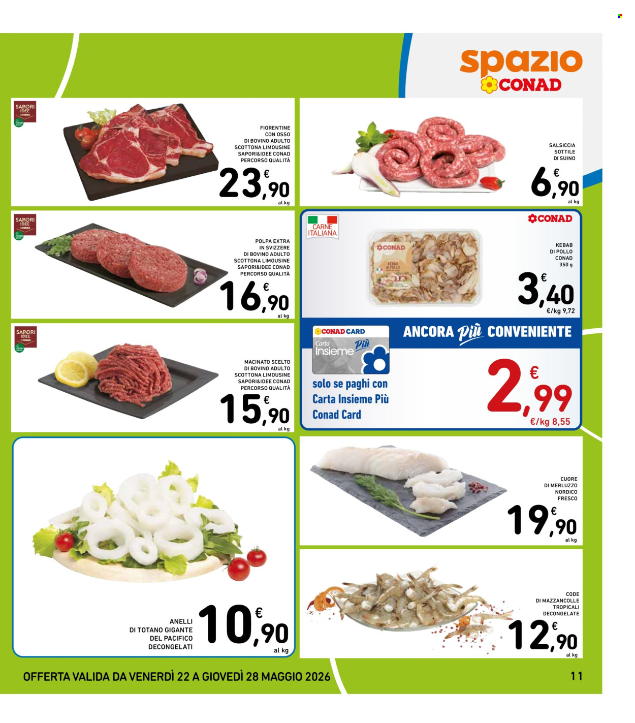 Volantino Spazio Conad - 22/5/2026 - 28/5/2026. Pagina 11
