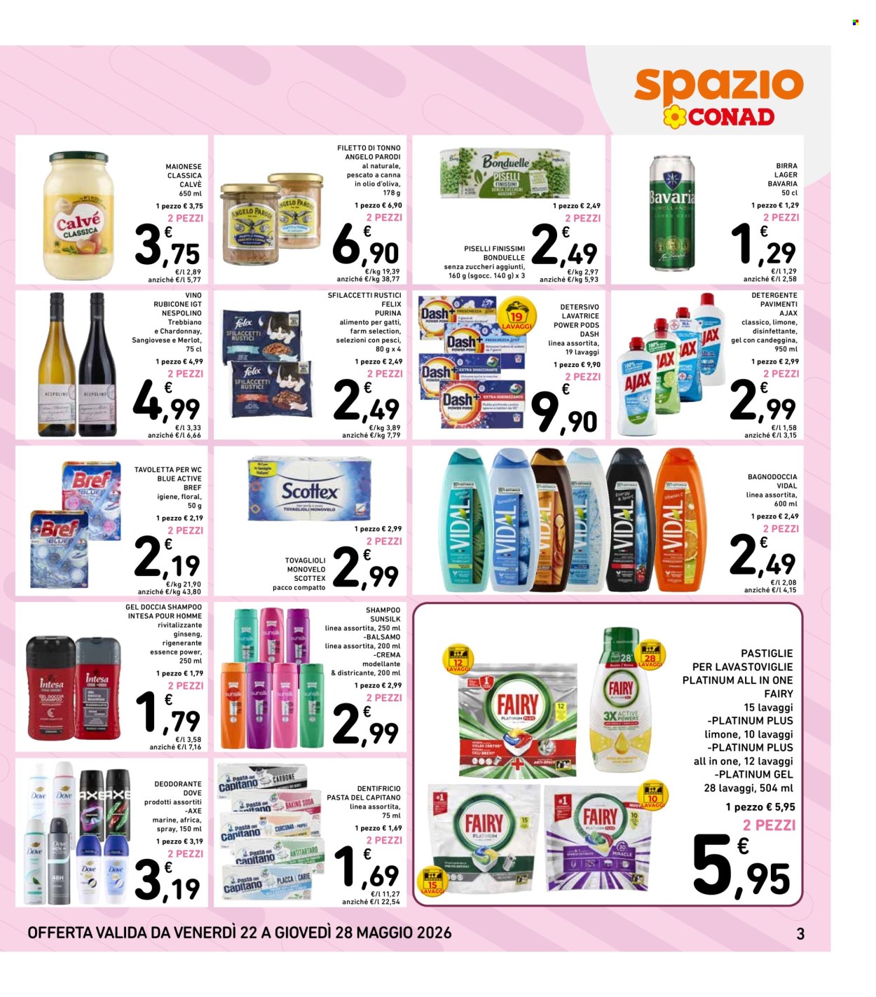Volantino Spazio Conad - 22/5/2026 - 28/5/2026. Pagina 3
