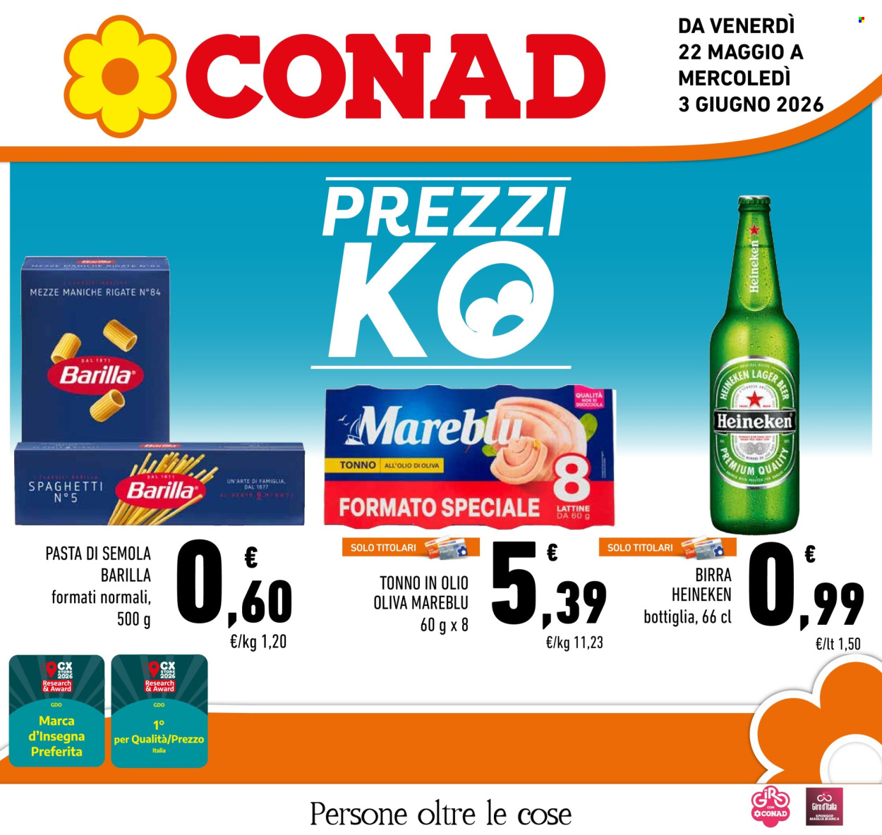 Volantino Conad - 22/5/2026 - 3/6/2026. Pagina 1