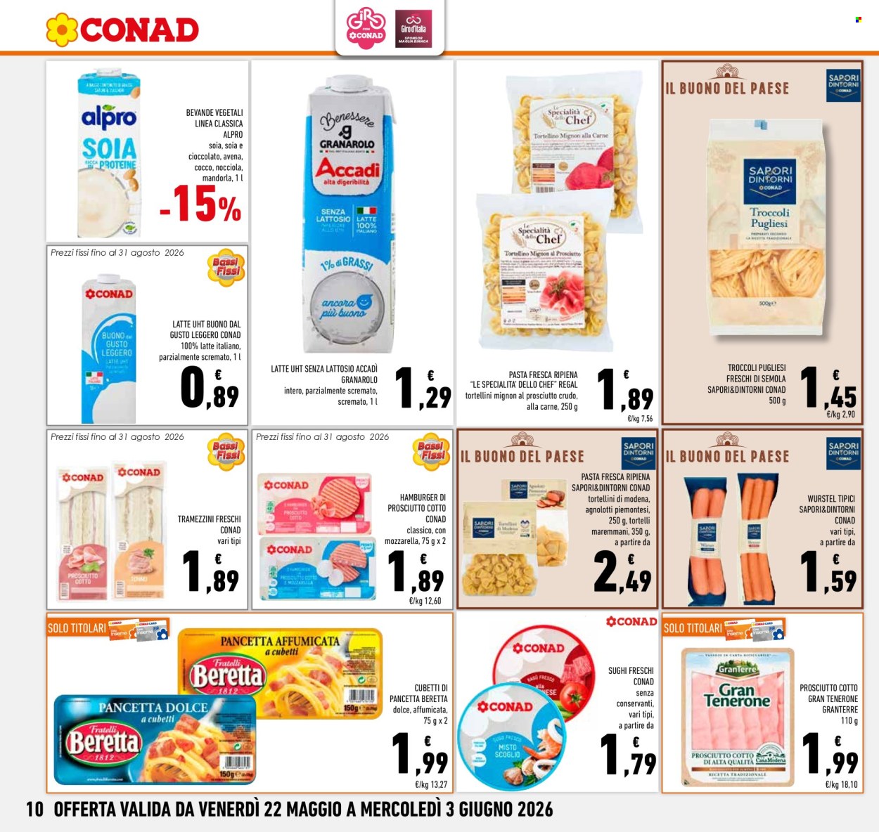 Volantino Conad - 22/5/2026 - 3/6/2026. Pagina 10