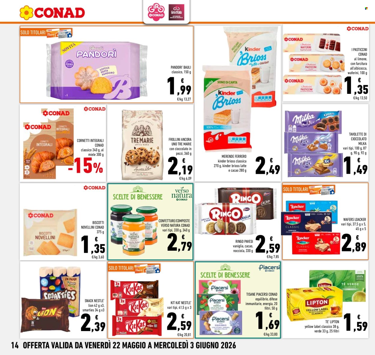 Volantino Conad - 22/5/2026 - 3/6/2026. Pagina 14