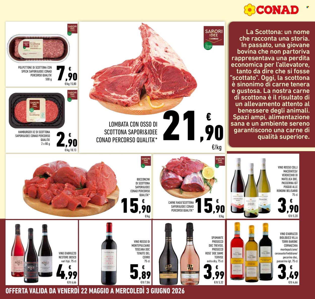 Volantino Conad - 22/5/2026 - 3/6/2026. Pagina 23