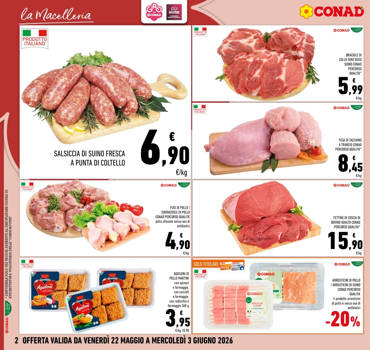 Volantino Conad - 22/5/2026 - 3/6/2026. Pagina 2