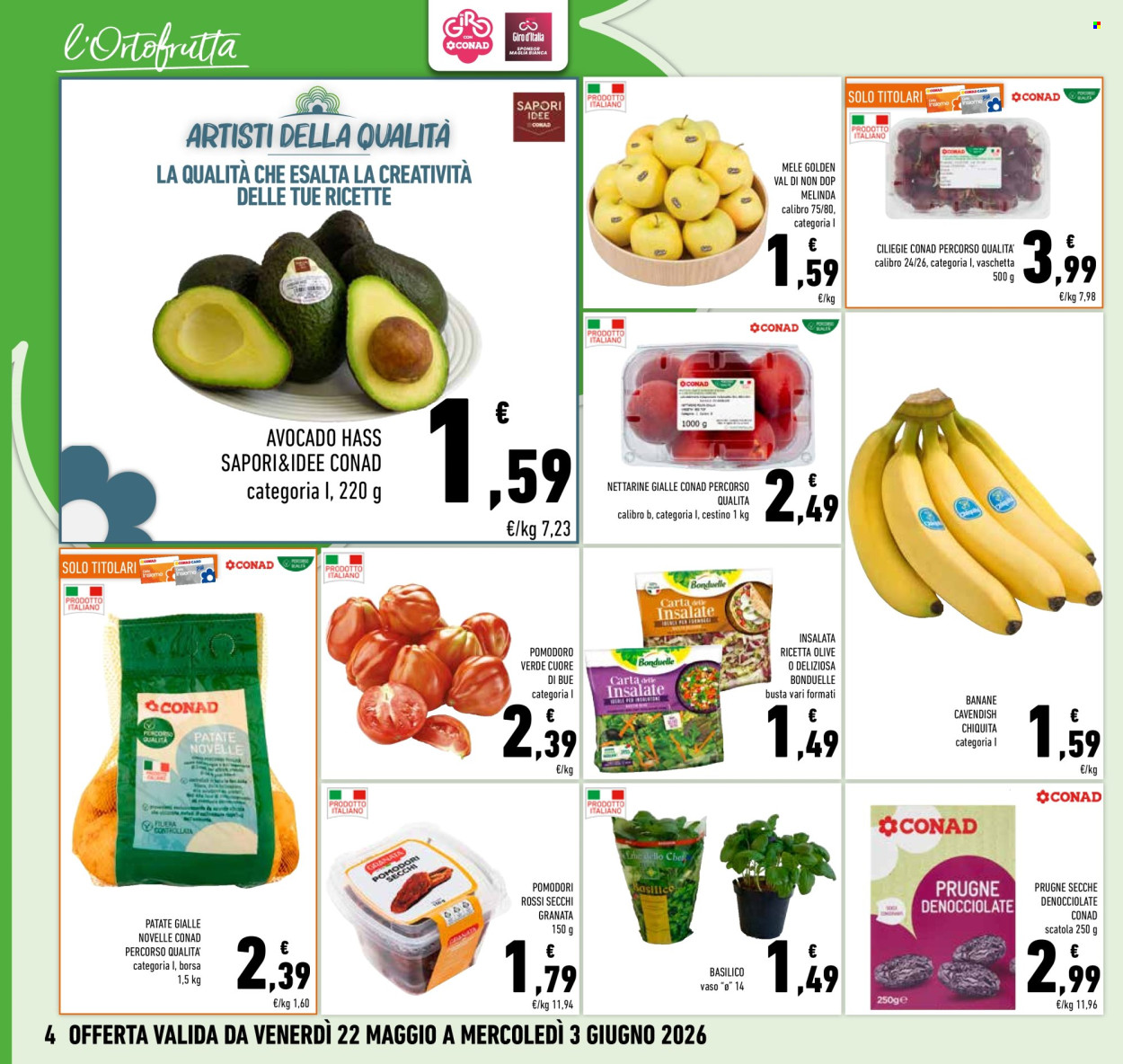 Volantino Conad - 22/5/2026 - 3/6/2026. Pagina 4